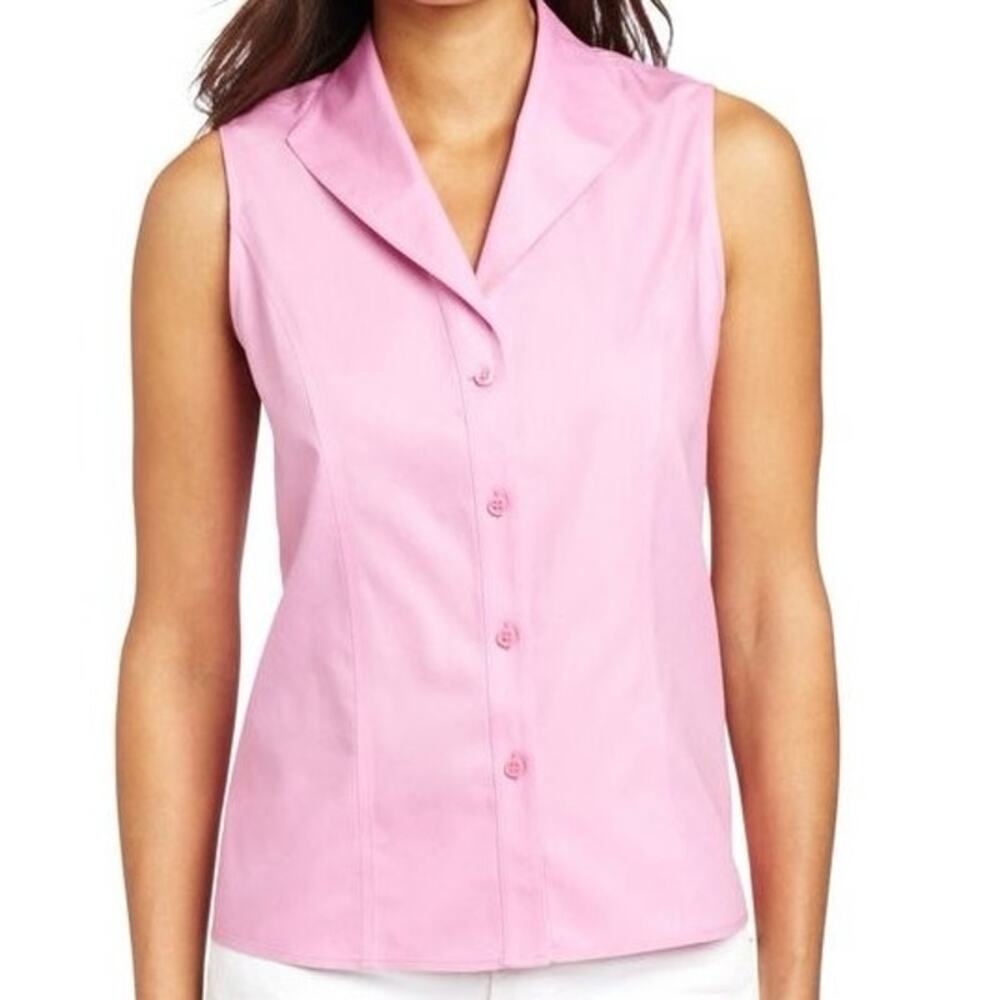 Jones New York Women's Sleeveless No-Iron Easy Care Shirt NWT 20W